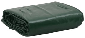 vidaXL Prelată, verde, Ø 2,8 m, 650 g/m²