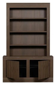 Bibliotecă maro din lemn de pin 146x230 cm Yumi – BePureHome