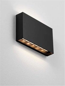 Aplica LED iluminat exterior ambiental IP65 YOKO II negru
