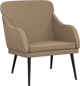 vidaXL Fotoliu, cappuccino, 63x76x80 cm, piele artificială