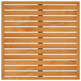 Masa de gradina, 68,5x68,5x24 cm, lemn masiv de acacia 1, Maro, masa