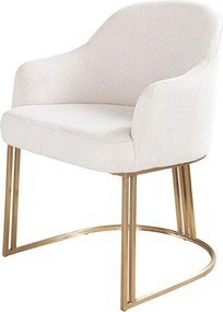 Set de 2 scaune, Catifea Raiata, Bej, EXTRAVAGANCIA, A-46201 VC