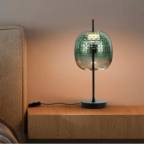 Veioza LED moderna sticla verde Mares