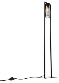 Lampă de podea inteligentă modernă neagră incl. WiFi ST64 - Balenco Wazo