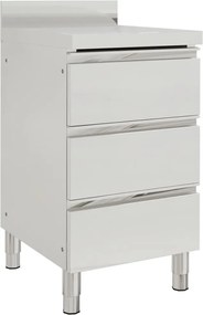 vidaXL Dulap de bucătărie comercial cu 3 sertare 50x60x96 cm