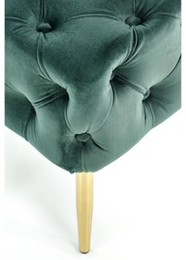Scaun Athena, verde inchis / auriu