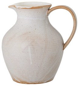 Carafă din gresie ceramică Bloomingville Lavra, 1,8 l, bej