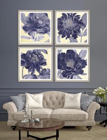 Tablou Framed Art Floral Indigo I