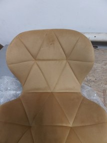 REDUCERE Scaun de birou mustar AVOLA VELVET II. calitate