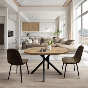 Masa rotunda extensibila Nada Ø 100 cm