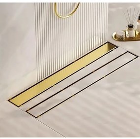 REA-G2562 - Rigolă de scurgere NEOX 70 cm, oțel inoxidabil/auriu