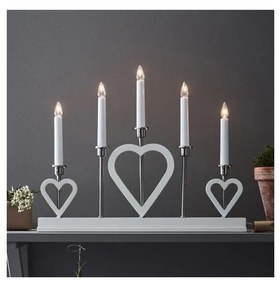 Markslöjd 705830 - Sfesnic de Crăciun MELISSA, 5x E10/3W/230V, alb