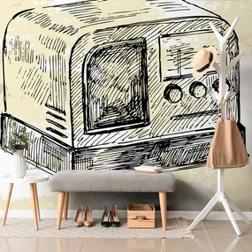 Tapet radio retro
