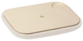 Scaun alb-în culoare naturală Paff Low – UMAGE