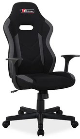 Fotoliu de birou Relly (gri + negru). Promo -6%. 1050650