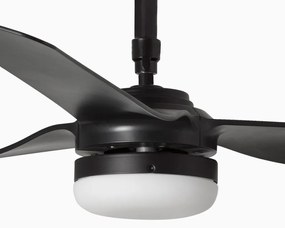 Lustra cu Ventilator si telecomanda PUNT M LED negru