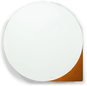 Dulap de baie teracotă suspendat/cu oglindă din metal 55x55 cm Sonnet – Spinder Design