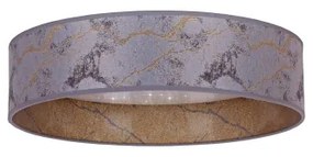 Plafonieră LED VELVET STAR LED/24W/230V d. 40 cm  gri/aurie Brilagi