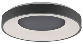 Plafoniera moderna gri inchis inclusiv LED cu dimmer 3 trepte - Steffie