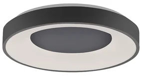 Plafoniera moderna gri inchis inclusiv LED cu dimmer 3 trepte - Steffie