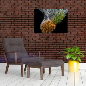 Tablou cu anans în apă (70x50 cm)