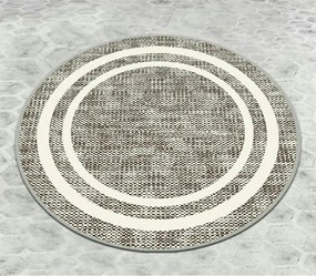 Covoras baie FORMICA CIRCLE DJT, 100x100 cm, forma rotunda, poliester,