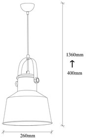 Lustra Dodo - 2581 Negru