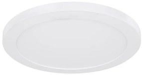 Plafoniera LED design modern, diametru 29,8cm, LASSE alb 12379-24W GL