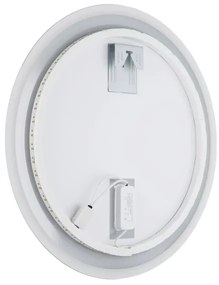 Oglindă LED dimabilă cu funcție de retroiluminare Globo 84033 RIVAS LED/10W/230V 4000K d. 55 cm