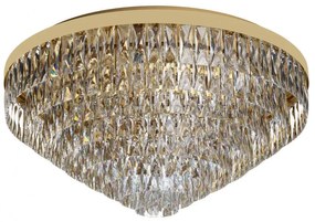 Lustra aplicata eleganta design modern VALPARAISO auriu, 78cm 39459 EL