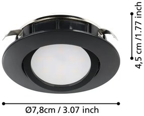 SET 3x corp de iluminat LED încastrat dimabil PINEDA LED/5,5W/230V Eglo 900749