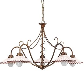 Lustră pe lanț ROSINA 5xE14/6W/230V ONLI