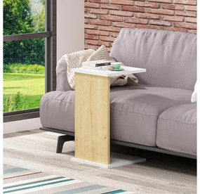 Măsuță laterală Tedani (stejar zafir + alb). Promo -7%. 1094708