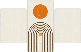 Tablou - Arcuri maro (90x60 cm)