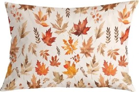Fata de perna din flanel LEAVES & PUMPKINS 50x70 cm, colorat