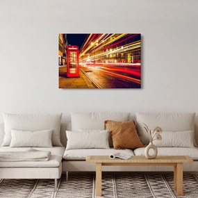 Tablou cu căsuța telefonică roșie din Londra (90x60 cm)
