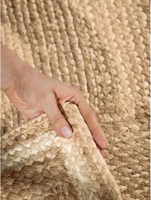 Covor crem/în culoare naturală reversibil/țesut manual din iută 120x170 cm Jutta – Hanse Home