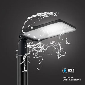 Lampă LED de exterior Brilagi cu stâlp și cablu de 3 m URBANLIGHT LED/100W/230V, negru, IP65