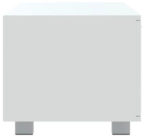 Comoda TV, alb, 140x40,5x35 cm, lemn prelucrat 1, Alb, 140 x 40.5 x 35 cm