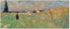 Tablou - Georges Seurat, A Summer Landscape, reproducere (120x50 cm)