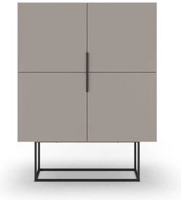 Dulap gri/bej 100x130 cm Titan – Marckeric