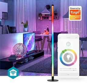 Lampadar LED RGBIC Nedis WIFILD20RGBW SmartLife LED/10W/230V 2700-6500K + telecomandă