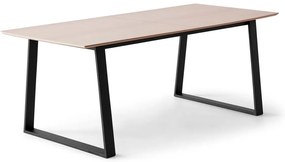 Masă de dining în culoare naturală extensibilă cu blat cu aspect de lemn de stejar 100x210 cm Meza – Hammel Furniture
