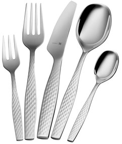 Set tacamuri WMF Sentic Cromargan Protect, 30 piese, Otel inoxidabil 18/10, Protectie impotriva zgarieturilor si uzurii, Argintiu