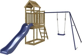 vidaXL Set de joacă pentru exterior, lemn de pin impregnat