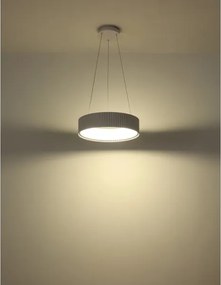 Globo 15924W - Lustră LED suspendată pe cablu KEMP LED/45W/230V Ø 46 cm, alb