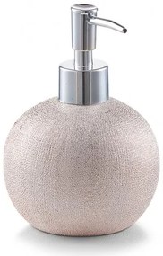 Dozator pentru sapun din ceramica, Glitter Rose Gold, Ø 10,3xH14,5 cm