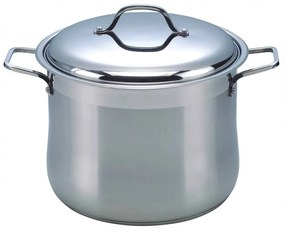 Oală din Inox, 30.8 Litri, Bază 3 Straturi (Inducție), Capac din Inox