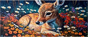 Tablou - Cerb pictat (120x50 cm)