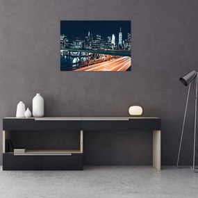Tablou - Oraș de noapte (70x50 cm)